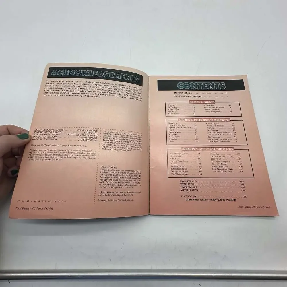 Final Fantasy VII The Complete Survival Guide By Mark McDonald And James Hogwood